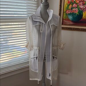 ELIE TAHARI SHEER SILK jacket